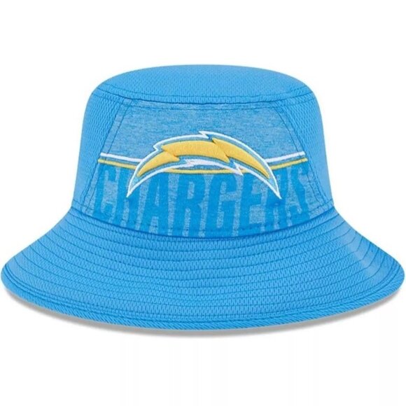 NEXT SUPERBOWL CHAMPS? ?? New Era Los Angeles Chargers Stretch Bucket Hat NWT - Picture 1 of 3